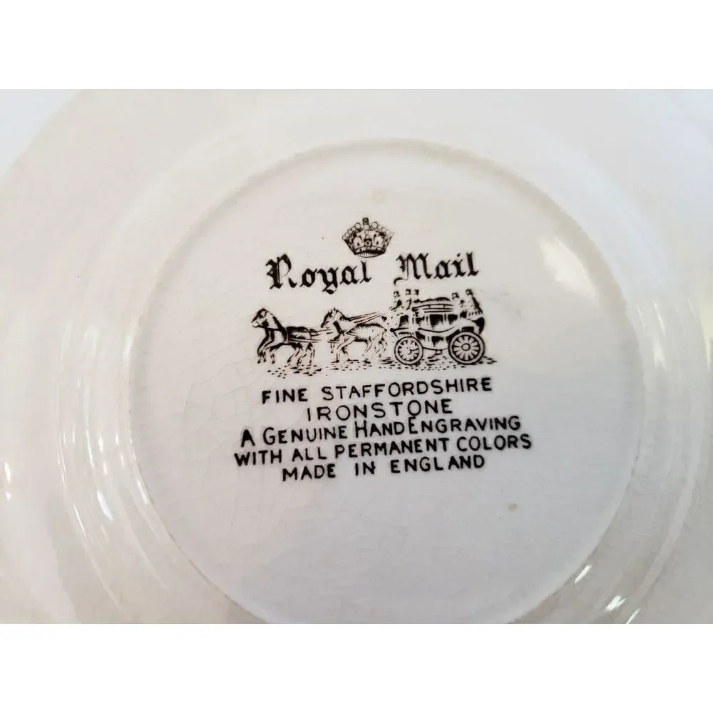 Royal Mail Fine Staffordshire Saucers